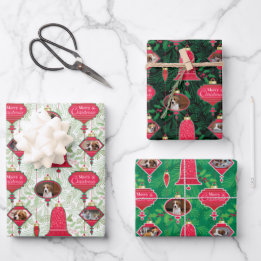 Foto Personalizada de Ornamentos de Natal Feliz
