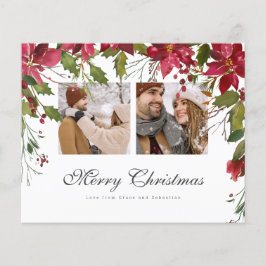 Foto personalizada de Poinsettia de Natal BUDGET