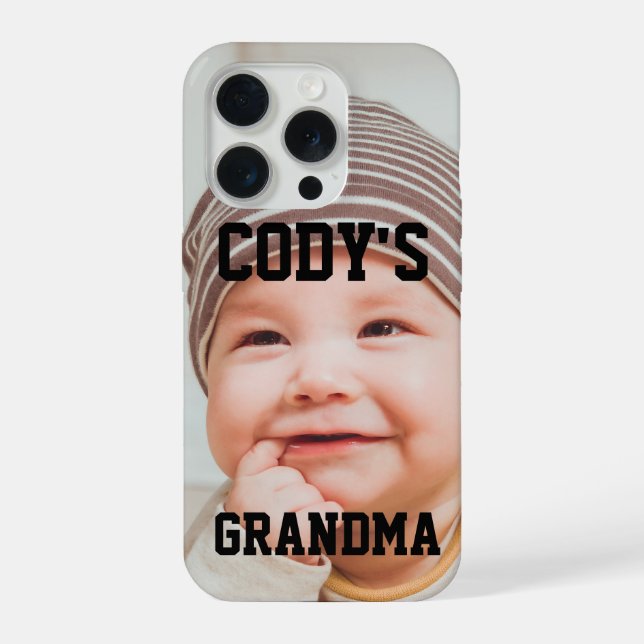 FOTO PERSONALIZADA DO BEBÊ ORGULHO DA VOVÓ (Verso)