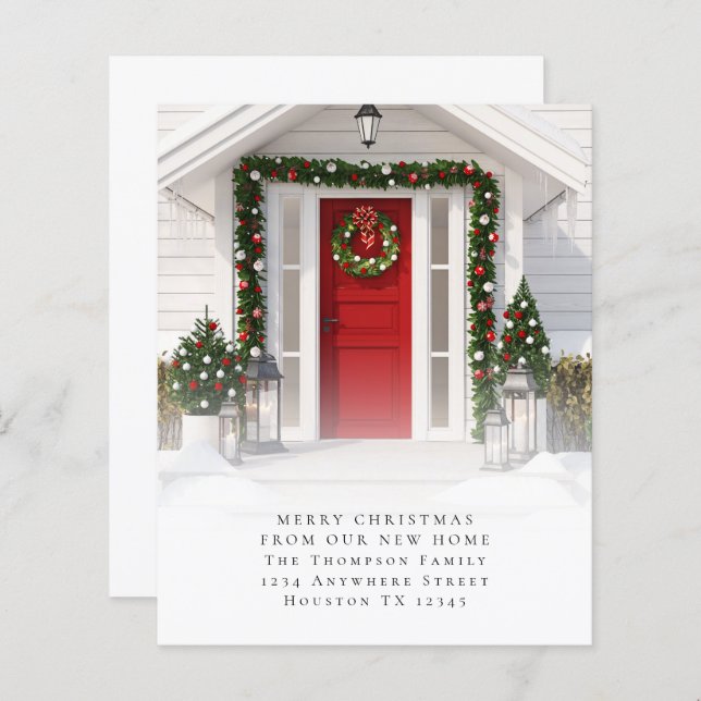 Foto personalizada do BUDGET Feliz Natal Nova Casa (Frente/Verso)