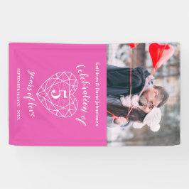 foto personalizada do coração cor-de-rosa do 5 ani