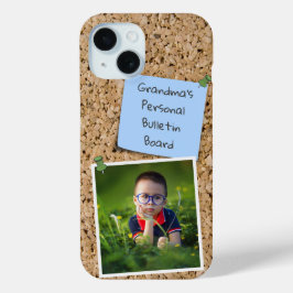 Foto personalizada do Modelo de Nota Azul Fixada