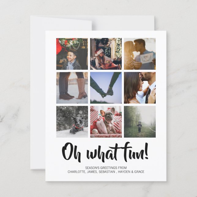 Foto personalizada do orçamento Oh Que Cartão dive (Frente)