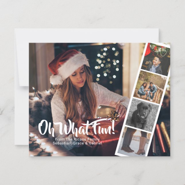 Foto personalizada do orçamento Oh Que Cartão dive (Frente)