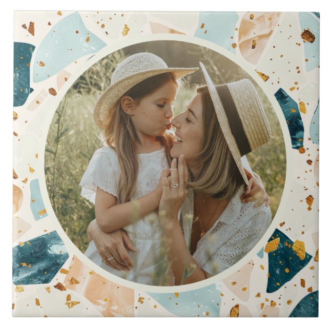 Foto personalizada do padrão Terrazzo (Frente)