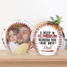 Foto personalizada do Pai homerun de Son ou filha