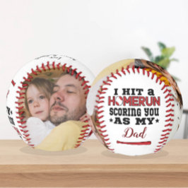 Foto personalizada do Pai homerun de Son ou filha