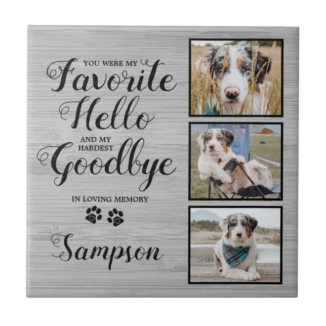 Foto personalizada do Pet Memorial Keepape (Frente)