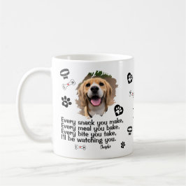 Foto Personalizada Do Rosto Do Cão - Caneca Engraç