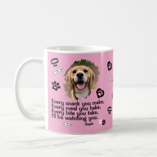 Foto Personalizada Do Rosto Do Cão - Caneca Engraç