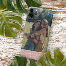 Foto Personalizada dos Melhores Amigos Cor-de-Rosa