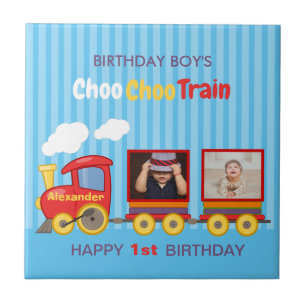 Foto personalizada dos meninos de aniversário do