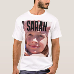 FOTO PERSONALIZADA E CAMISA DE TEXTO