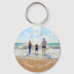 Foto personalizada e Chaveiro de texto Design de f