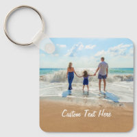 Foto personalizada e Chaveiro de texto seu Design