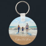Foto personalizada e Chaveiro de texto seu próprio<br><div class="desc">Chaveiros de texto e fotos personalizadas - Design único - Família personalizada/amigos ou presente de Chaveiro pessoal - Adicione seu texto e foto - Redimensionar e mover elementos com a ferramenta Personalização! Escolha fontes / tamanho / cor! Boa Sorte - Seja Feliz :)</div>
