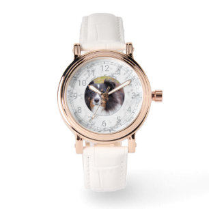 Foto personalizada e face de relógio numerada - má