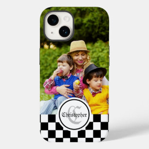 Foto personalizada e monograma verificados