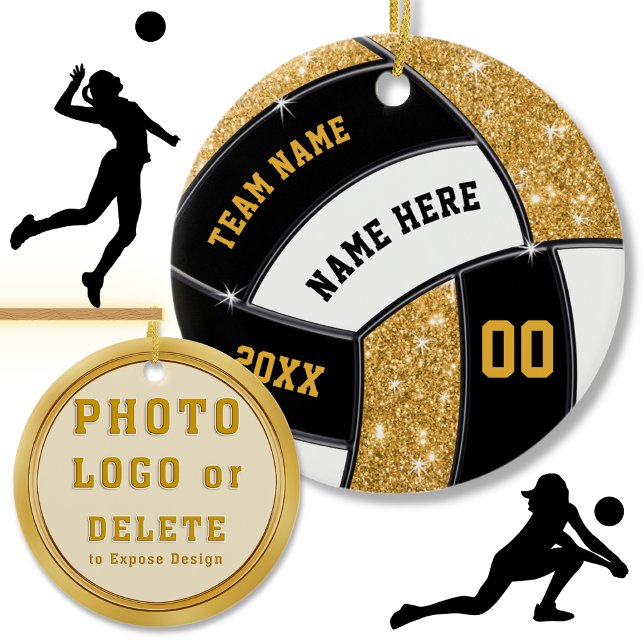 FOTO Personalizada, Enfeites de natal de Voleibol (Volleyball Christmas Tree Ornaments. Christmas Gift for Volleyball Players. Volleyball ornaments.)