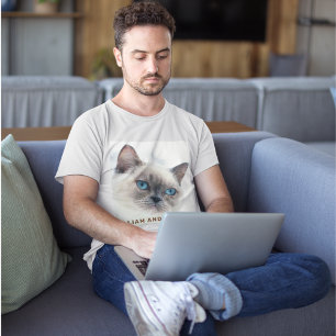 Foto Personalizada Engraçada de Gato de Pet Elegan