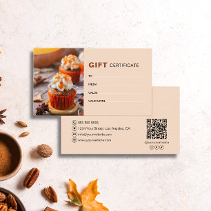 Foto personalizada Fall Autumn Bakery Business
