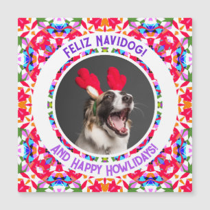 Foto personalizada Feliz Navidad Pun Cachorro de N