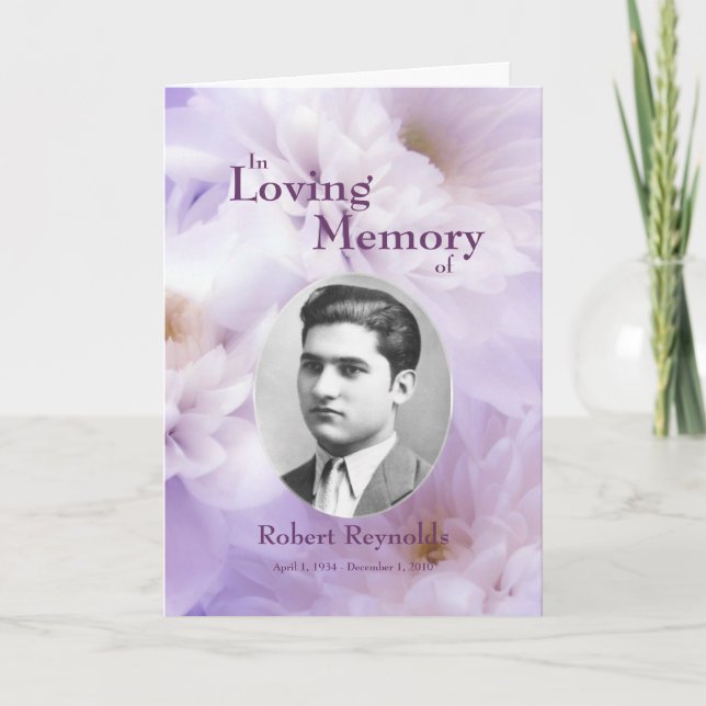 Foto Personalizada Floral No Cartão De Memória De  (Frente)