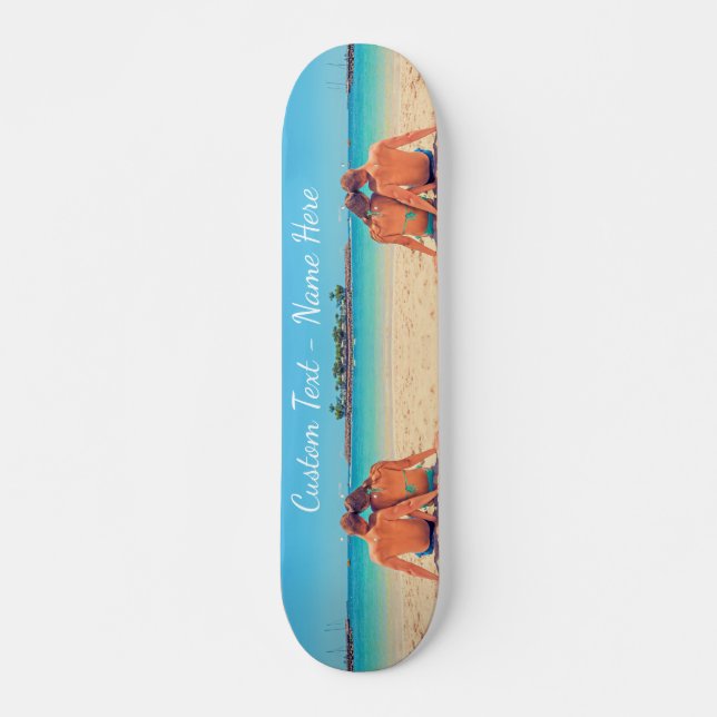 Foto personalizada no skate de Design de Natal de  (Frente)