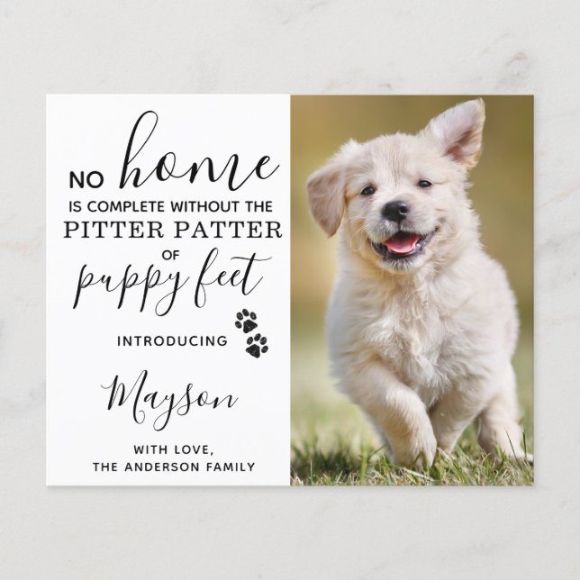 Foto personalizada orçamentária Novo Anúncio de Pe (Frente)