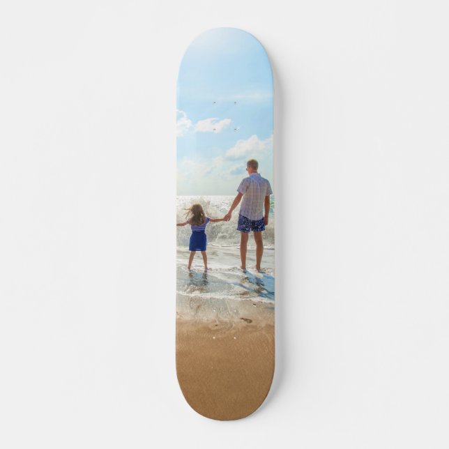 Foto personalizada skate Seu Design - Com PAI (Frente)