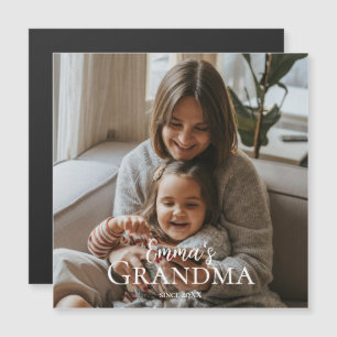 Foto Personalizada & Texto Personalizado Avó Desde
