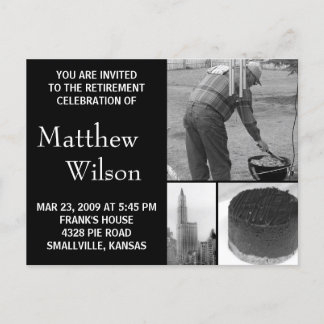 Foto personalizável do Convite de festas de reform