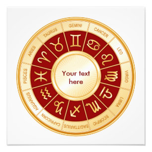 Foto Personalize o seu Impressão de horóscopo