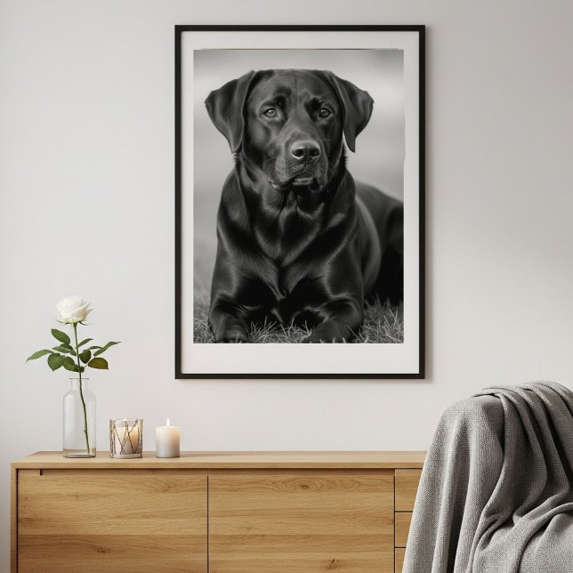 Foto Personalized pet photo poster, pet memorial gift (Criador carregado)