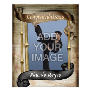 Foto pesada do retrato um do cinturão negro das