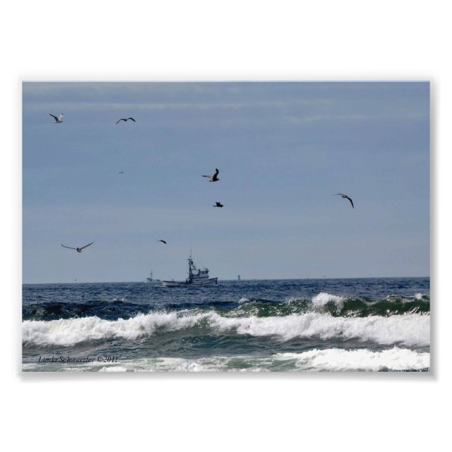 Foto Pesca no Pacífico 5X7 (Frente)