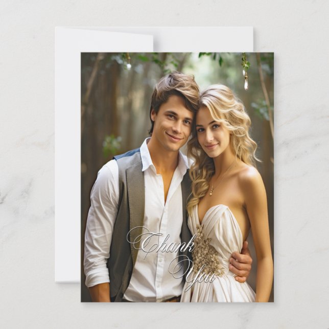 Foto pessoal, Cartões de agradecimentos (Frente)
