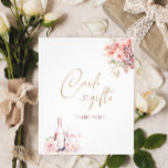 Foto Pétalas de Aquarela Elegante e Flor de Rosa Prosec<br><div class="desc">Pétalas de Aquarela Elegante e chá de panela floral cor-de-rosa Prosecco</div>