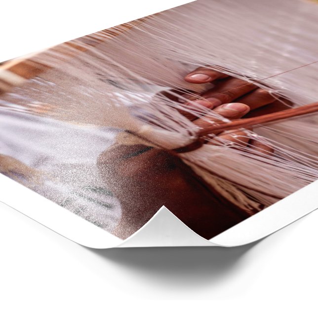 Foto Photographie Mains d'artisan - Uekani 17,7x12,7 cm (Borda)