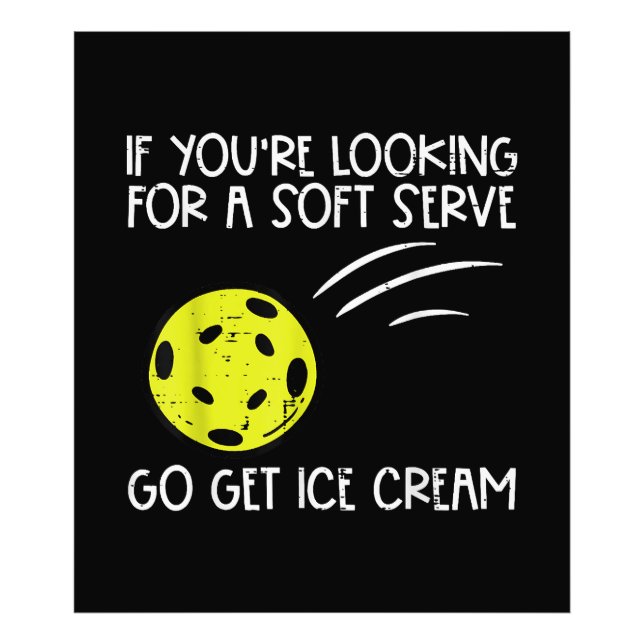 Foto Pickleball Soft Serve Get Sorvete Pickle Ball Me (Frente)