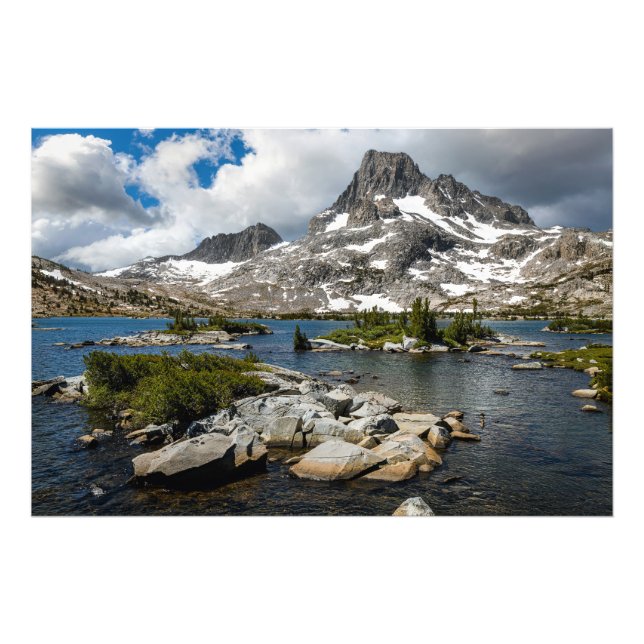 Foto Pico Banner e Lago Thousand Island (Frente)