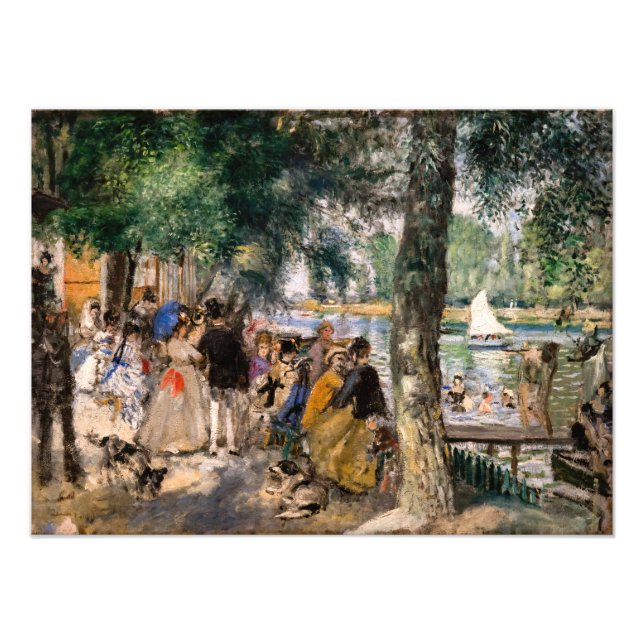 Foto Pierre-Auguste Renoir - Banho no Sena (Frente)