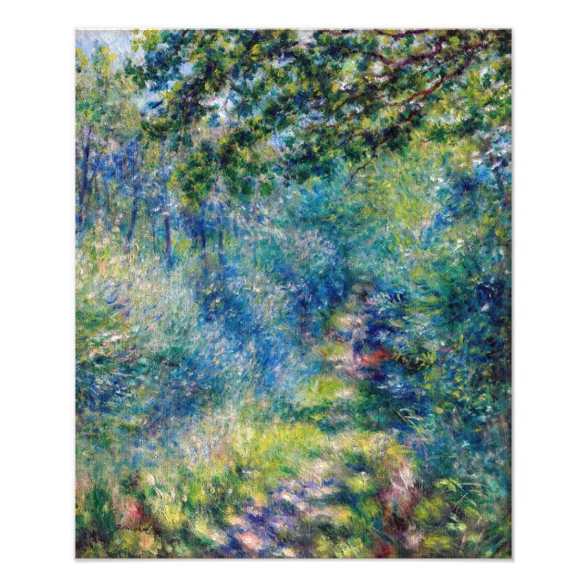 Foto Pierre-Auguste Renoir - Caminho na Floresta (Frente)