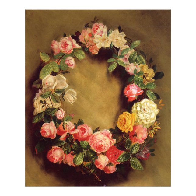 Foto Pierre-Auguste Renoir - Coroa de Rosas (Frente)
