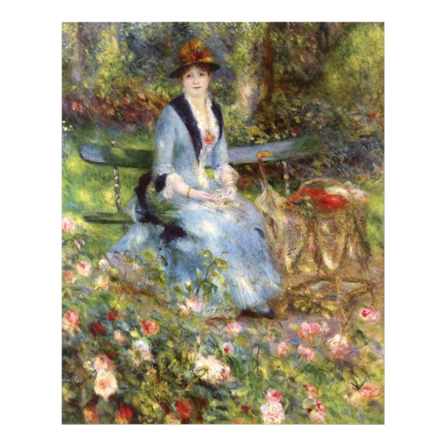 Foto Pierre-Auguste Renoir - Dans les Rosa (Frente)