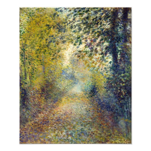 Foto Pierre-Auguste Renoir - Na Floresta (Frente)