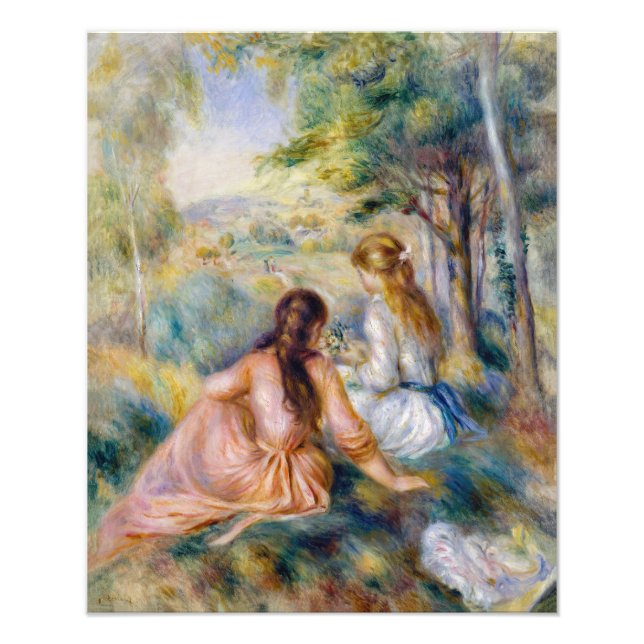 Foto Pierre-Auguste Renoir - No Prado (Frente)