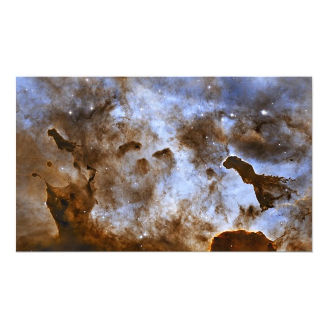 Foto Pilares de Criação de Estrelas da Carina Nebula (Frente)
