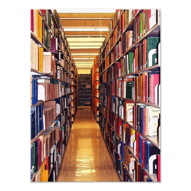 Foto Pilhas de Biblioteca (Frente)