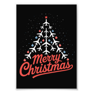 Foto Piloto de Árvore de Natal de Avião